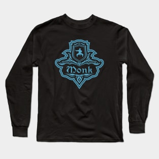 D&D Monk 1 Color Emblem Long Sleeve T-Shirt